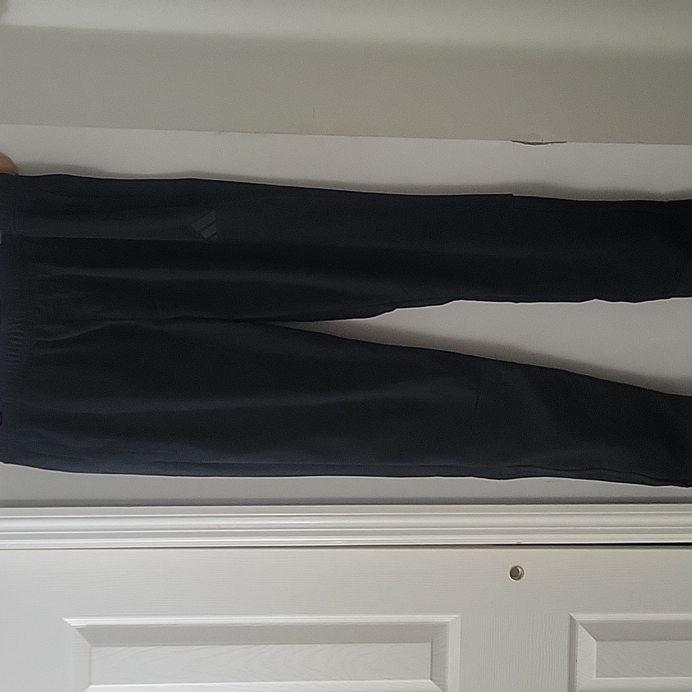 Adidas Men's Tapered Black Joggers Track Pants Size Large Excellent Condition